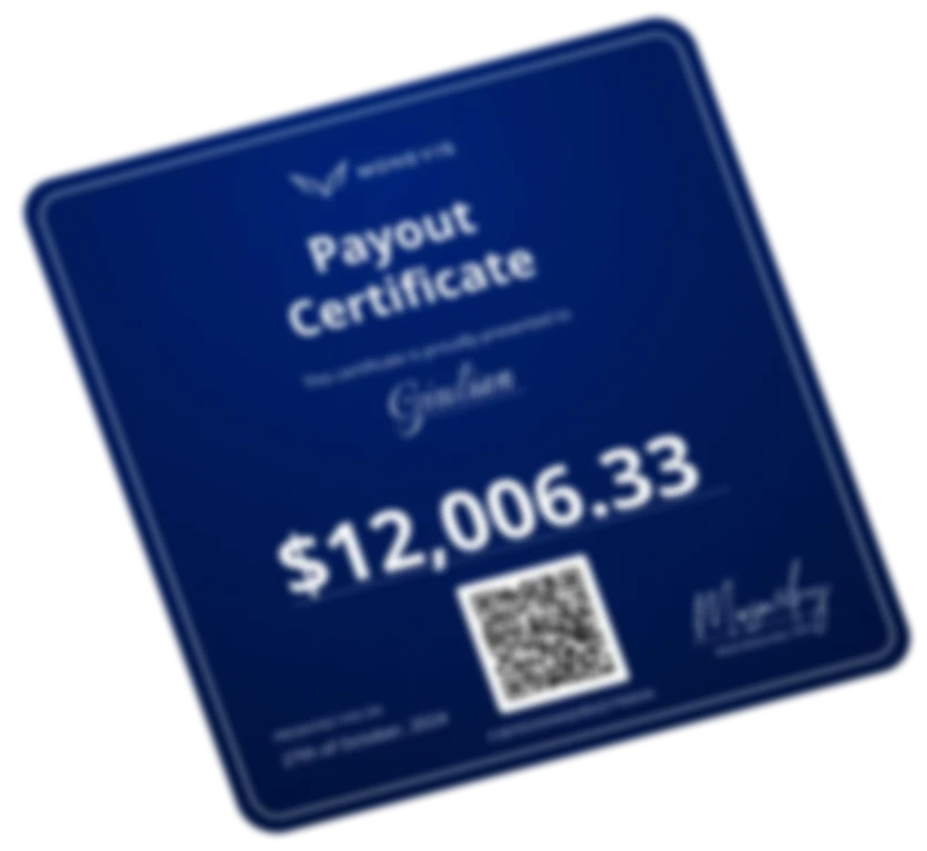 Blured certificate