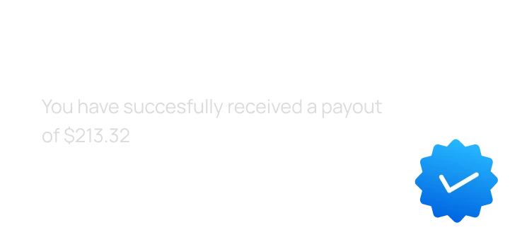 Payout notification